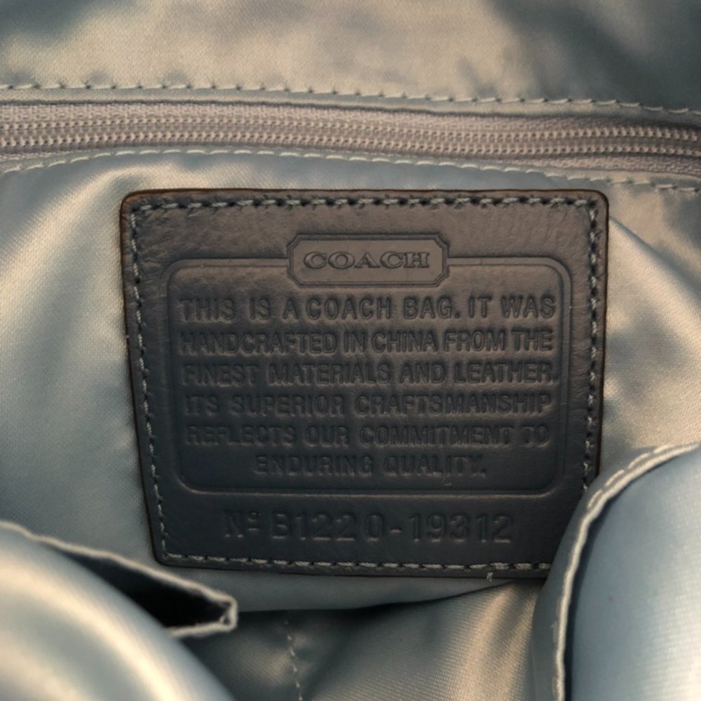 Kristin Woven Leather Round Satchel Bag in Navy - Picture 4 of 5